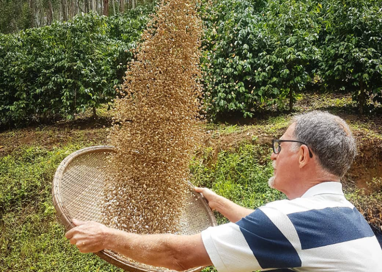 O processo lavado é para quem curte um café limpo, destacando acidez brilhante, aroma floral, com uma doçura que lembra mel e melaço de cana.