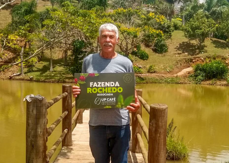 A cultura do café está presente há mais de 40 anos na família do Sr Jair Campos