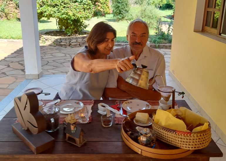 Maria Helena e Pedro vivendo seu sonho!